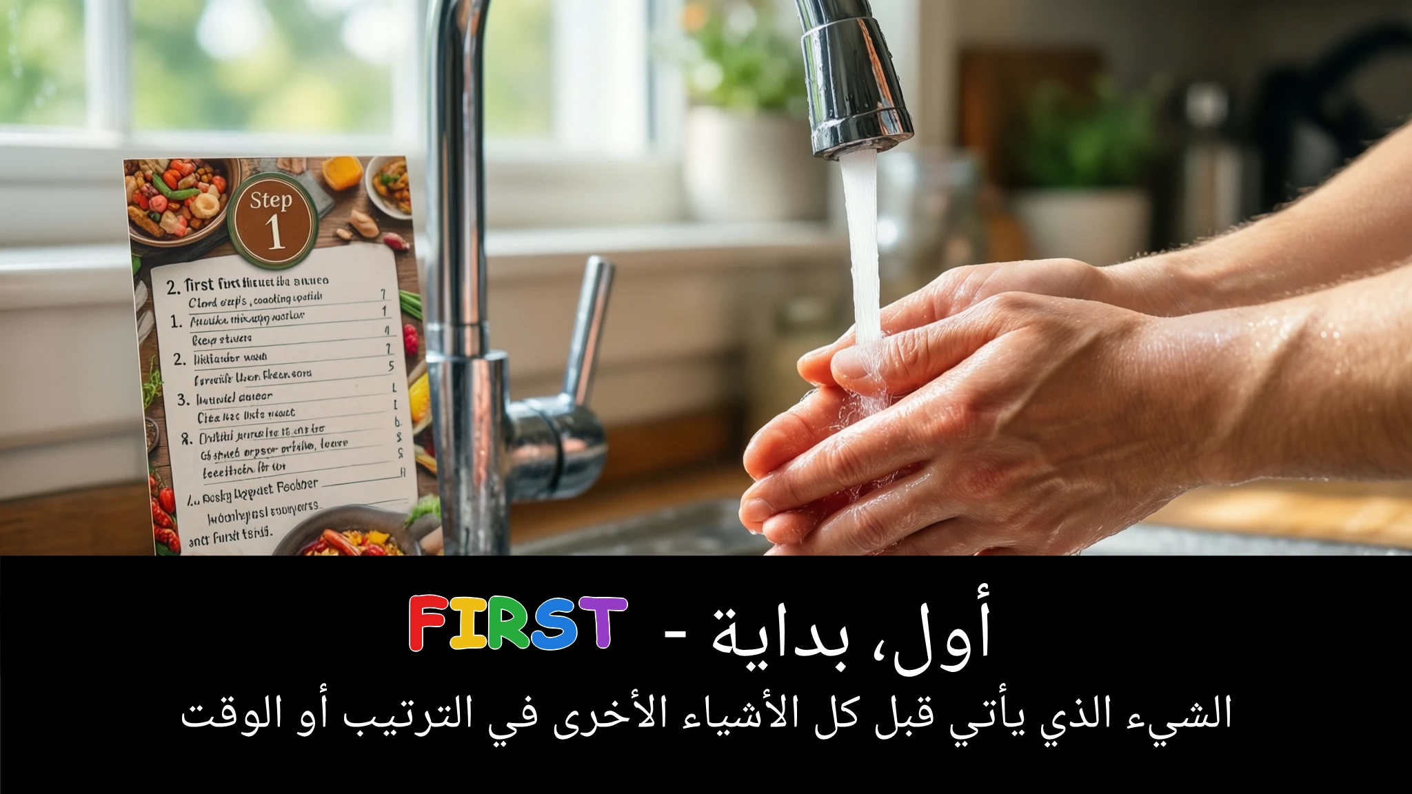 Arabic Illustration for first